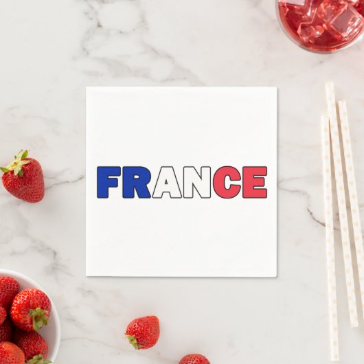 Frankreich Serviette (Beispiel)