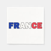 Frankreich Serviette (Vorderseite)