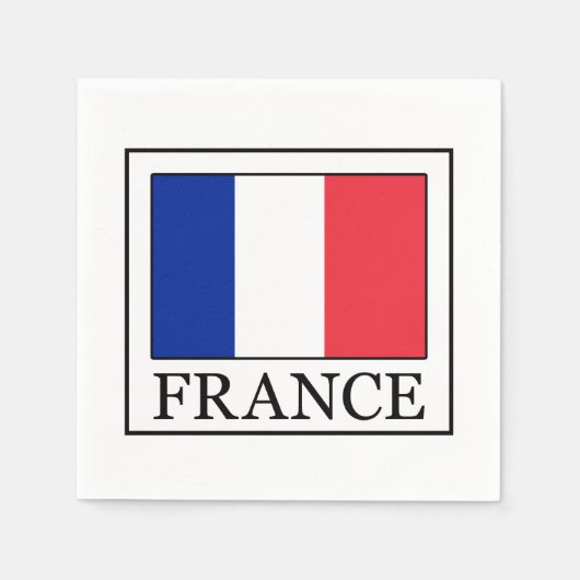 Frankreich Serviette (Vorderseite)