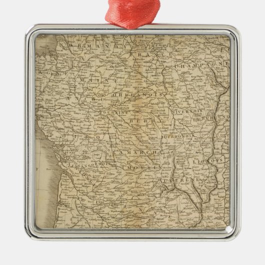 Frankreich Silbernes Ornament (Vorne)