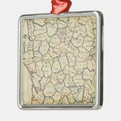 Frankreich Silbernes Ornament (Links)