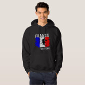 Frankreich Ski Hoodie (Vorne ganz)