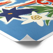 Frankreich Ski Poster (Ecke)