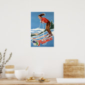 Frankreich Ski Poster (Küche)
