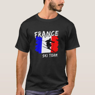 Frankreich Ski T-Shirt