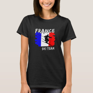 Frankreich Ski T-Shirt