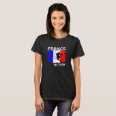 Frankreich Ski T - Shirt (Vorne ganz)