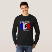Frankreich Ski T - Shirt (Vorne ganz)