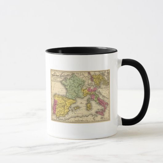 Frankreich, Spanien, Portugal, Italien Tasse (Rechts)