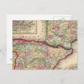 Frankreich, Spanien, Portugal Karte von Mitchell (Vorne/Hinten)