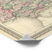 Frankreich, Spanien und Portugal Poster (Ecke)