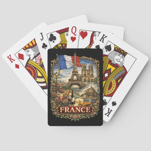 Frankreich Spielkarten (Rückseite)