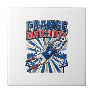 Frankreich Spieltag Skelett Stürmer Nationen High Fliese