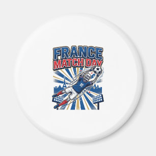 Frankreich Spieltag Skelett Stürmer Nationen High  Magnet