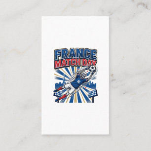 Frankreich Spieltag Skelett Stürmer Nationen High Visitenkarte