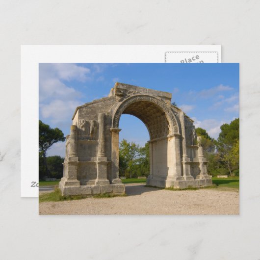 Frankreich, St. Remy de Provence, Triumphbogen Postkarte (Vorne/Hinten)