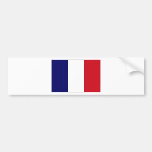 Frankreich-Staatsflagge Autoaufkleber (Vorne)
