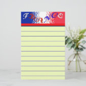 Frankreich Stationery Briefpapier (Stehend Vorderseite)