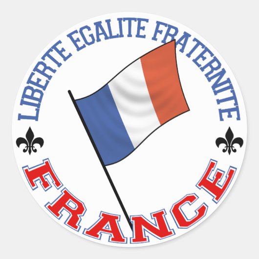 Frankreich Sticker (Vorderseite)