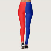 Frankreich - Stil der nationalen Flagge Leggings (Rückseite)