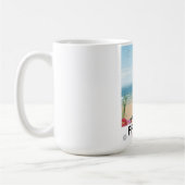 Frankreich Strandprospekt Kaffeetasse (Links)