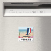 Frankreich Strandprospekt Magnet (In Situ (Geschirrspüler))
