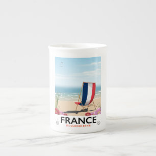 Frankreich Strandprospekt Porzellantasse