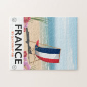 Frankreich Strandprospekt Puzzle (Horizontal)