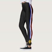 Frankreich stripes Flagge Leggings (Links)