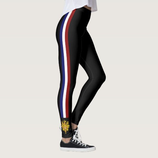 Frankreich stripes Flagge Leggings (Rechts)