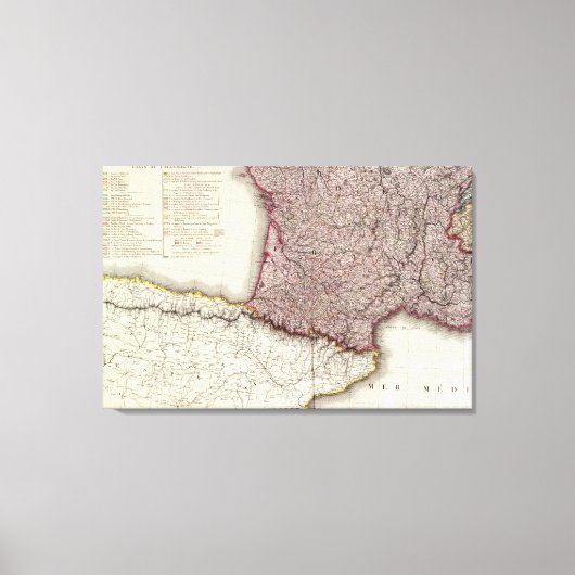 Frankreich Südwest Leinwanddruck (Vorderseite)