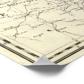 Frankreich Südwest Poster (Ecke)