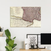 Frankreich Südwest Poster (Heimbüro)