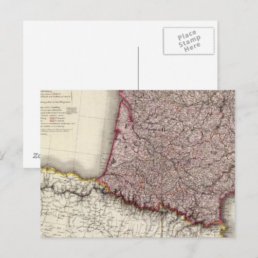 Frankreich Südwest Postkarte (Vorne/Hinten)