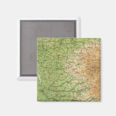 Frankreich Südwestteil Bordeaux Magnet (Vorderseite/Rückseite)