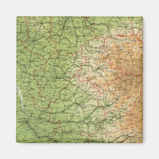 Frankreich Südwestteil Bordeaux Magnet (Vorne)