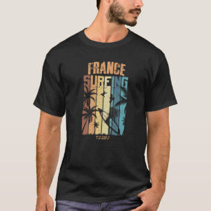 Frankreich Surfen 1 T-Shirt