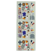 Frankreich Symbole Geschenktüte Für Weinflaschen (Vorderseite)