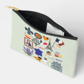 Frankreich Symbole Zubehörtasche (Offen)