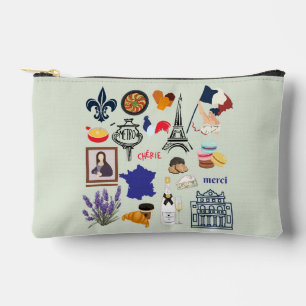 Frankreich Symbole Zubehörtasche