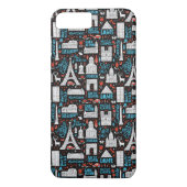 Frankreich| Symbolmuster Case-Mate iPhone Hülle (Rückseite)