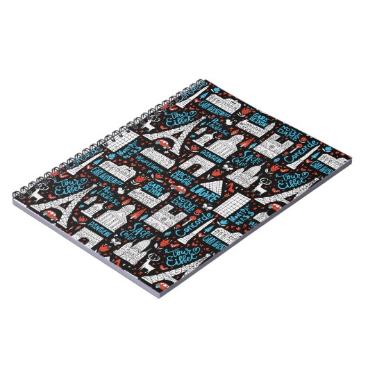 Frankreich| Symbolmuster Notizblock (Linke Seite)