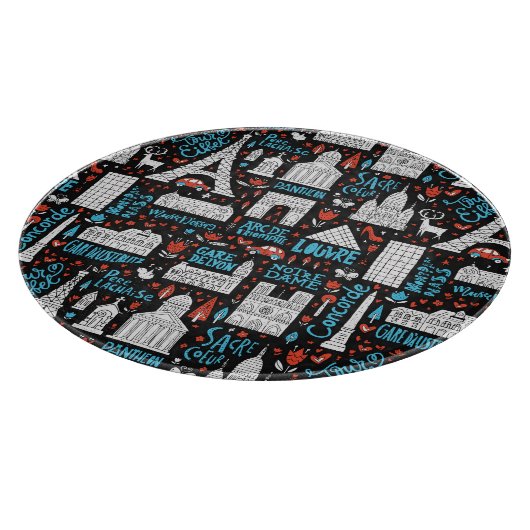 Frankreich| Symbolmuster Schneidebrett (Ecke)