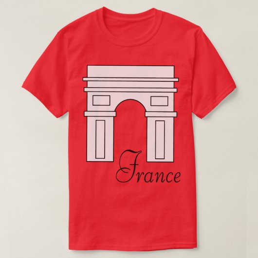Frankreich T-Shirt (Design vorne)