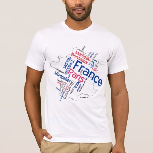 Frankreich T-Shirt (Vorderseite)