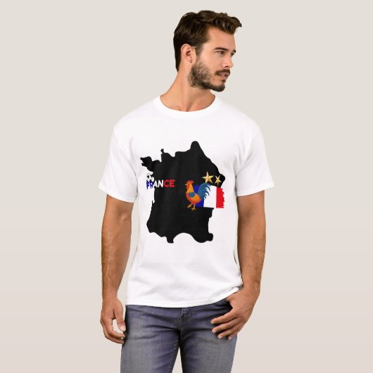 FRANKREICH T-Shirt (Vorne ganz)