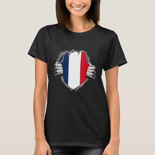 Frankreich T-Shirt (Vorderseite)