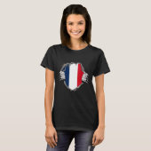 Frankreich T-Shirt (Vorne ganz)