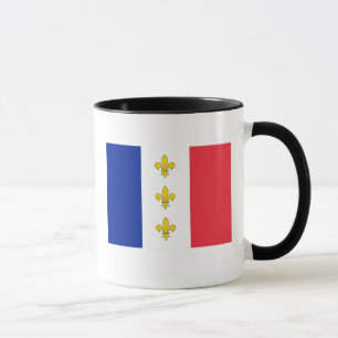 Frankreich-Tasse - Tricolour u. Fleurs-De-Lys Tasse