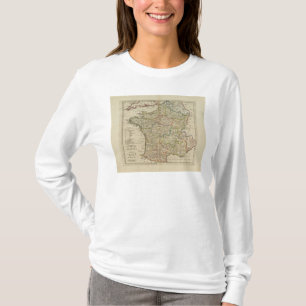 Frankreich teilte in Kreise und Abteilungen 2 T-Shirt